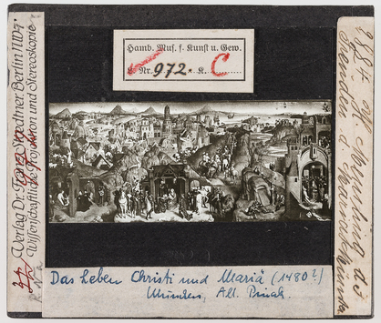 Vorschaubild Hans Memling: Leben Christi und Mariä (Die Freuden Marias). München, Alte Pinakothek (Stoedtner-Nr. 2884) 